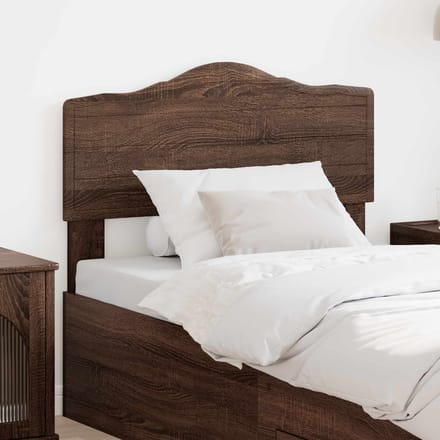 vidaXL Hoofdbord Bruin Eiken Bewerkt hout