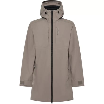 Didriksons SÖREN USX PARKA Unisex Outdoorjas - Ash Brown