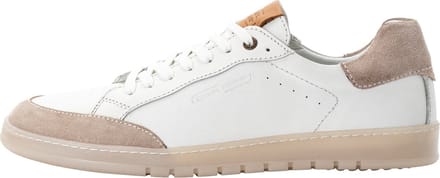 camel active Sneaker van echt leer - Maat menswear-43 - Bruin-Wit