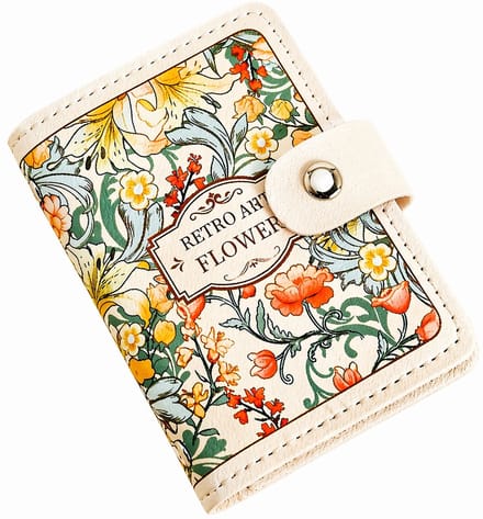 Pashouder Dames – 22 Pasjes – Compacte Wallet – Creditcard Houder – PU Leer – Roze – ID & Rijbewijs Organizer