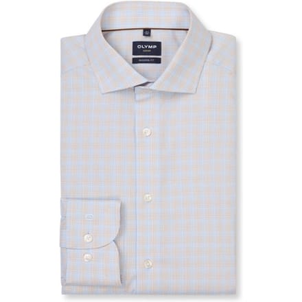 OLYMP Luxor Overhemd, Modern Fit, Royal Kent, Bleu