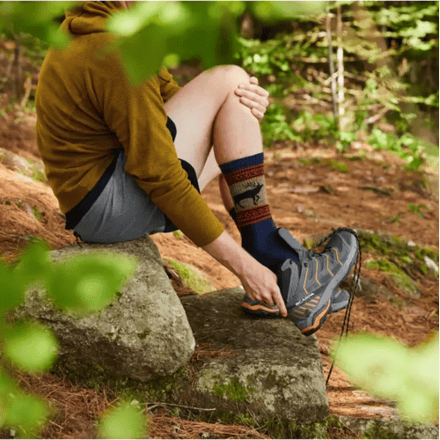 Darn Tough VanGrizzle Boot Midweight Hiking Socks Heren (Maat - XL, Kleur - Eclipse)