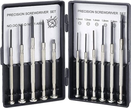Igoods Schroevendraaier Set - 11-delige Precisie Schroevendraaier Set - Mini-schroevendraaier Set - Met Doosje