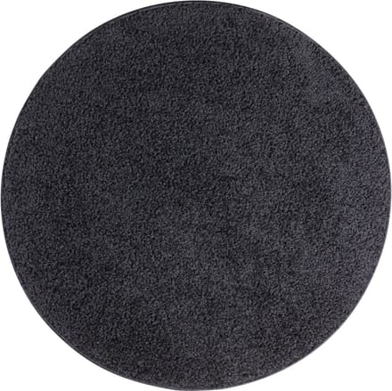 Karpet Batan - Zwart - 67 cm Rond