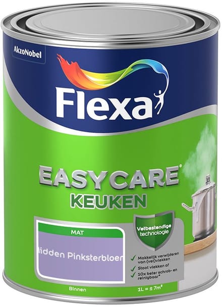Flexa - Easycare Keuken - Midden Pinksterbloem - Mengverf - 1 L