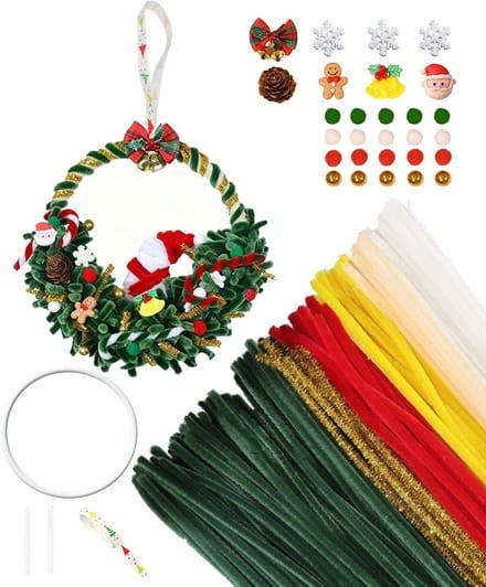 115 Gekleurde Chenille Draperen - Knutselset voor Bloemen, Kerstdecoratie en Handwerk