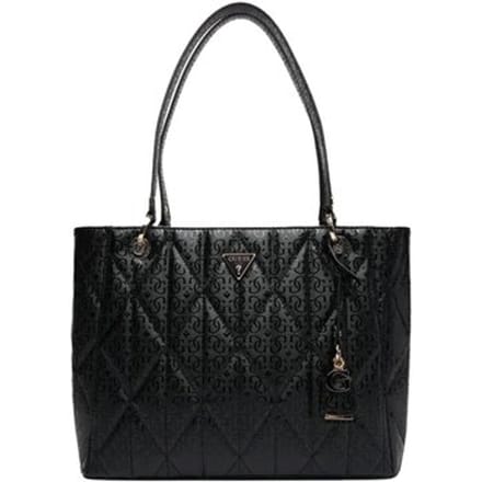 GUESS schoudertas Aldina Noel Tote Bag Black zwart