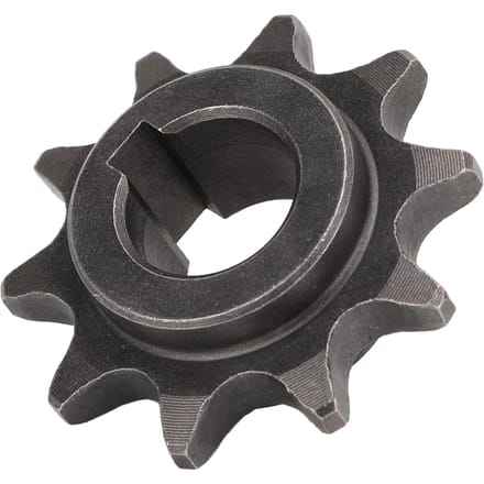 420 10T Voorste Tandwiel 16mm Staallegering Verbeterde Prestaties Voorste Kettingwiel Vervanging voor Coleman CT200U Mini black