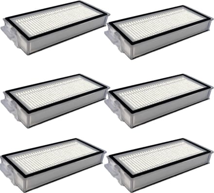 Accessoires geschikt voor Roborock Q7 Max en Q7 Max + Plus - HEPA-filter - Accessoires - Reserveonderdelen (6 stuks)