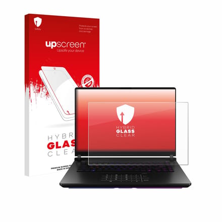 upscreen - Screenprotector voor ASUS ROG Strix SCAR 18 2025 - Folie Beschermfolie Beschermglas transparant