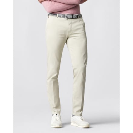 Meyer Broek Bonn Constant Color Cotton Flat-Front Beige / male