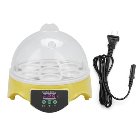 7 Eieren Intelligente Thuis Kippen Eenden Volautomatische Intelligente Temperatuurregeling Broedmachine 110V white