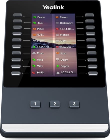 Yealink EXP43 - key expansion module for VoIP phone - colour