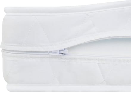 Matras 100x200cm - comfortschuim - goedkoop matras - microvezel tijk - wit