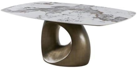Tower Living Eettafel Castello Deens ovaal keramiek 200x120 cm