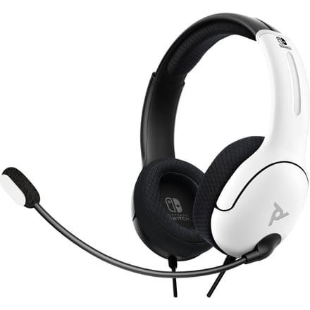 PDP Gaming LVL40 Nintendo Switch Stereo Gaming Headset - Zwart Wit