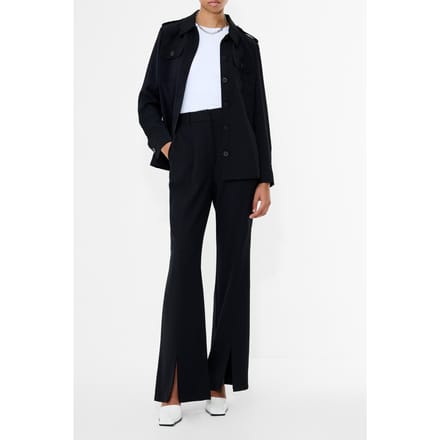 French Connection Vinnie Tailored Slit Trouser Black Größe: 6 | Stoffhosen Outlet | Damen | Schwarz