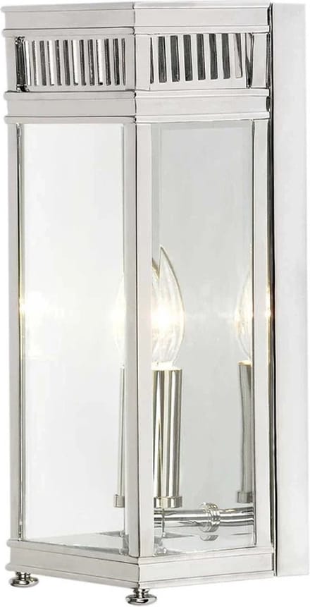 Elstead Lighting LED Buitenlamp Holborn | 1X E14 Max 40W | IP44 | Dimbaar | Polished Chrome
