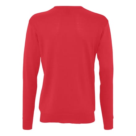 SOLS Heren Galaxy V Hals Trui (Rood)