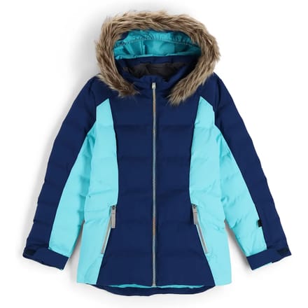 Spyder Atlas Donzen Jas Blauw 14 Years Meisjes