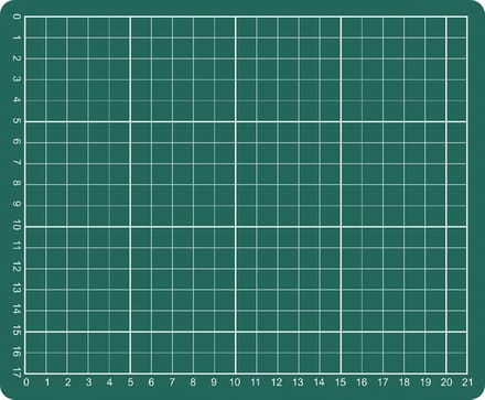 Snijmat a5 230x190mm groen