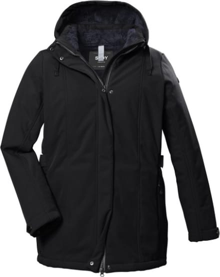 Winterjas Jas 41911 zwart softshell winter dames STOY - maat 50