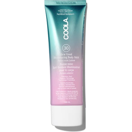 Coola Dew Good Illuminating Body Melt Sunscreen Lotion Spf 30
