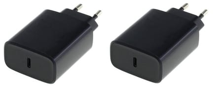 2 stuks OneOne 20W snellader. Zwarte oplader USB C. PD en Quick Charge lader adapter past op Apple iPhone 13 Mini, iPhone 13 Pro, iPhone 13 Pro Max, iPhone 14, iPhone 14 Plus, iPhone 14 Pro, iPhone 14 Pro Max