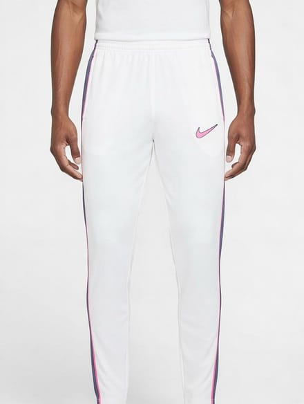 Nike Trainingsbroek - Heren- Wit/Roze- Maat XS