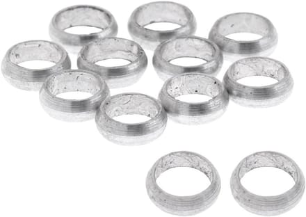 Schaftringen Set - Dart Accessoires - Dart Stabilisatie - Aluminium Constructie - 45 mm Binnendiameter - Zilver