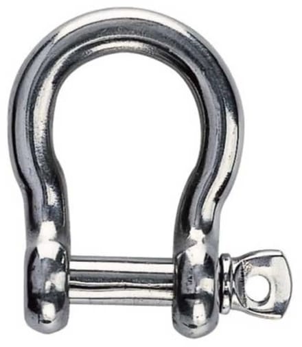 Barton Marine Stainless Steel Lyre Harpsluiting Zilver 6 mm