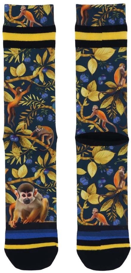 XPOOOS - AFNF Monkey Heren Sokken - 1-Pack - Maat 39/42