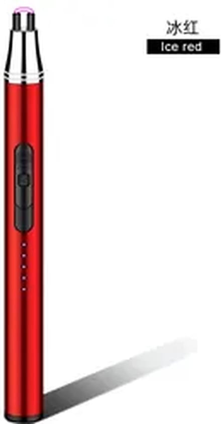 Elektrische aansteker - Plasma - Windbestendig - Oplaadbaar - Rood - Barbecue - Kaars- USB - Slot