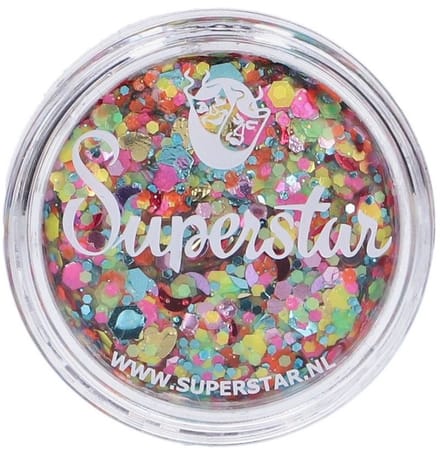 Superstar chunky glitter cream Colour splash