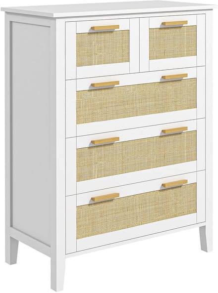 HOMCOM ladekast - MDF - 77x37x104cm - Wit