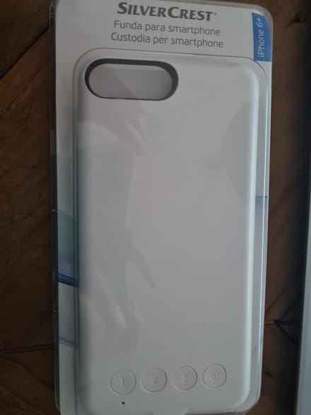 Silvercrest Smartphone hoesje Iphone 6 + Met LED verlichting Wit