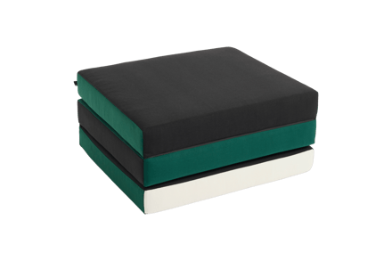 HAY Opvouwbare matras (3-delig) - green