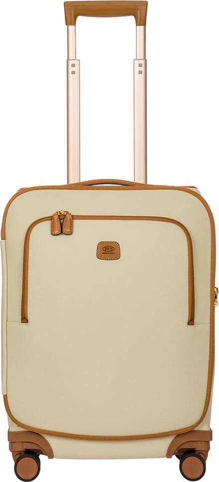 Brics Handbagage koffer / Trolley / Reiskoffer - 55 x 38 x 20 cm - Firenze - Beige