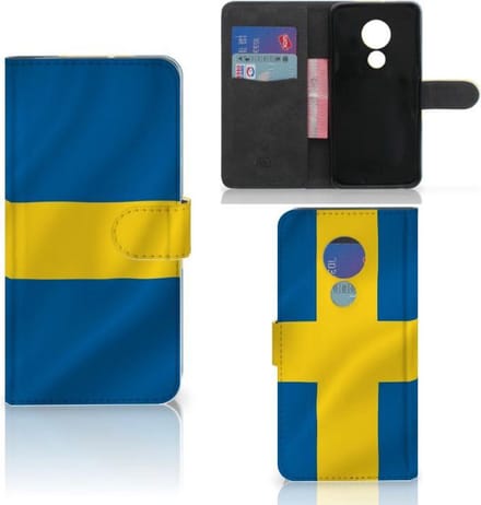 Motorola Moto G7 Power Bookstyle Case Zweden