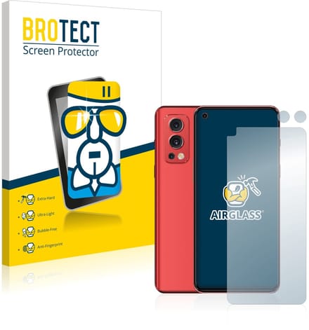 Screenprotector voor OnePlus Nord 2 5G (Voor+Camera) Beschermglas transparant
