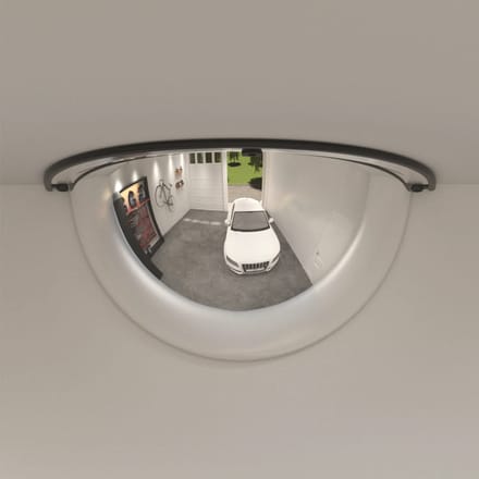 vidaXL - Verkeersspiegel - halve - bol - 2 - st - Ø - 30 - cm - acryl