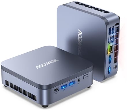 ACEMAGIC M5 Mini PC - Intel Core i7-14650HX (16C/24T) - 32GB DDR4 1TB SSD - Intel UHD Graphics 14th - Win11 Pro - WiFi 6