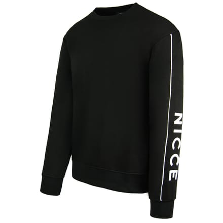 Nicce Crew Neck Lange Mouw Pullover Zwart Heren Geti Sweashirt 211 1 03 07 0001