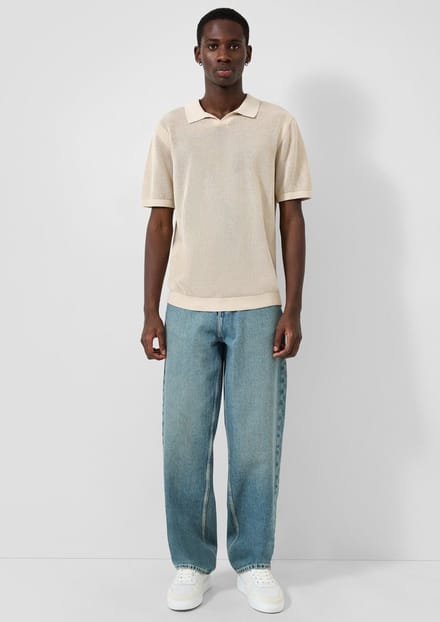 QS - male - Jeans / Los model / Halfhoog / Rechte pijp