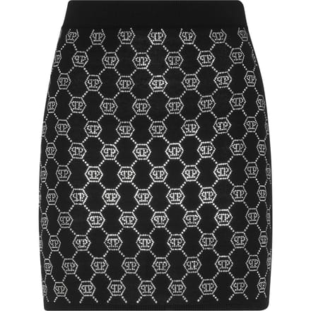 Gebreide Korte Rok Monogram