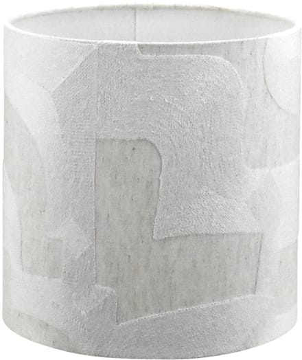 Lampenkap Cilinder - 25x25x30cm - New Look blanc