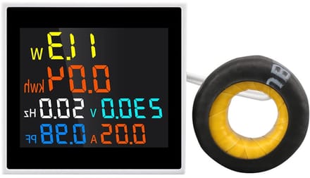 Digitale Multimeter Voltmeter Amperemeter - AC Spanning, Stroom, Watt, kWh Meter met LCD HD Display
