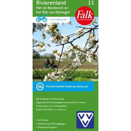 Falk VVV Fietskaart 11 Rivierenland