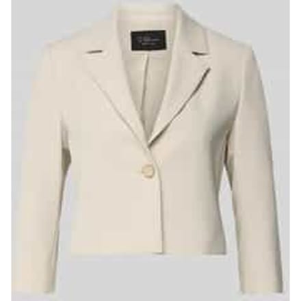 regular fit korte blazer met reverskraag