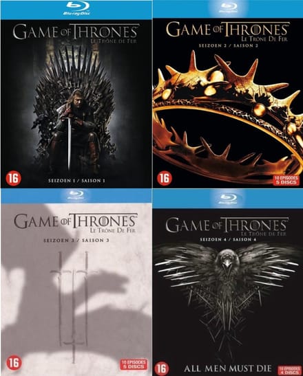 Game Of Thrones - Seizoen 1 - 4 ( Blu-Ray - aparte boxen )
